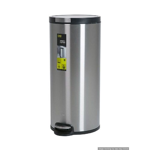 Eko 30 Liter Stainless Steel Step Bin