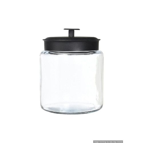 Anchor Hocking 96oz Mini Montana Jar with Black Metal Cover