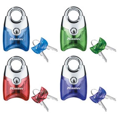 Master Lock Fusion Zinc Body Padlock With Shrouded Shackle Assorted 192D