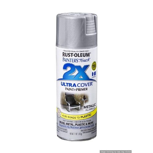 RustOleum PT 2X Ultra Cover Metallic Aluminium 12Oz