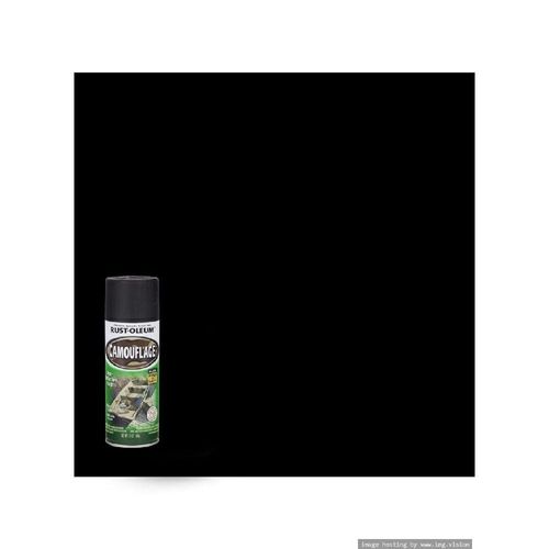 RustOleum Camouflage Spray Black 12Oz