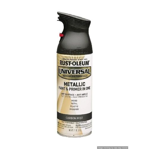 RustOleum Universal All Surface Spray Paint 11Oz Metallic Carbon Mist
