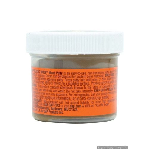 DAP Plastic Wood Putty 3.7 Ounce Light Walnut