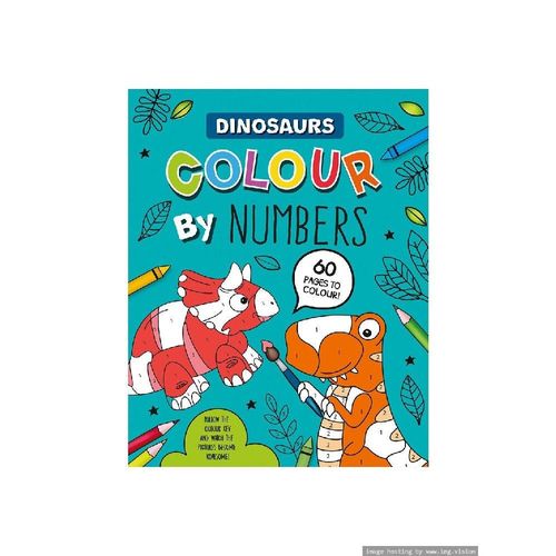 Eurowrap Dinosaur Colour By Numbers