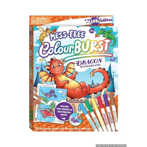 Hinkler Inkredibles Color Burst Dragon Wonderland