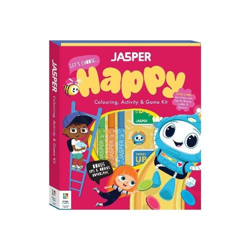 Hinkler Jasper Let's Choose Happy Coloring, Activity & Game Kit