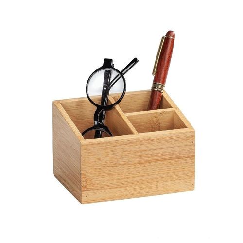 Wenko Bathroom Box 3 Compartment Mod-Terra Bamboo