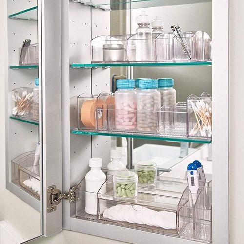 Interdesign Med+ Drawer Caddy Pull Out 12 inch Clear