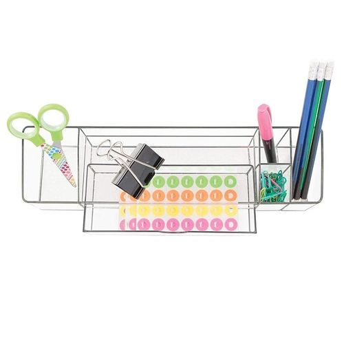 Interdesign Med+ Drawer Caddy Pull Out 12 inch Clear
