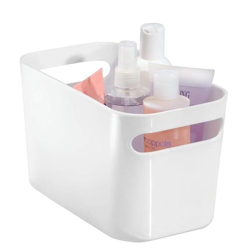 Idesign Una Storage/Organiser Box Made of Plastic, Clear, Small, 93021ES