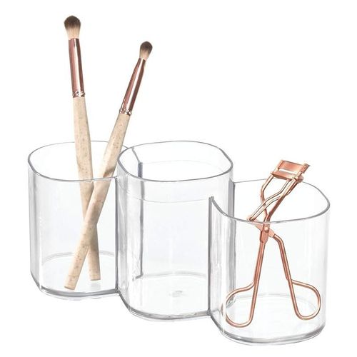 Bosphorus 30720ES Cosmetic Organizer 3 Compartment, Acrylic