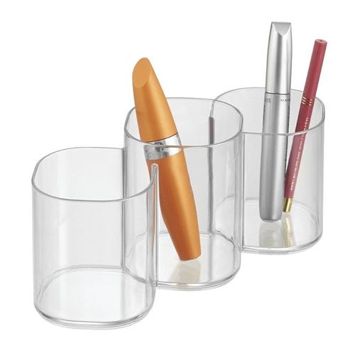 Bosphorus 30720ES Cosmetic Organizer 3 Compartment, Acrylic