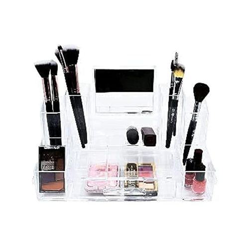 Swissco Large Vanity With Mirror &amp; Drawer Organizer