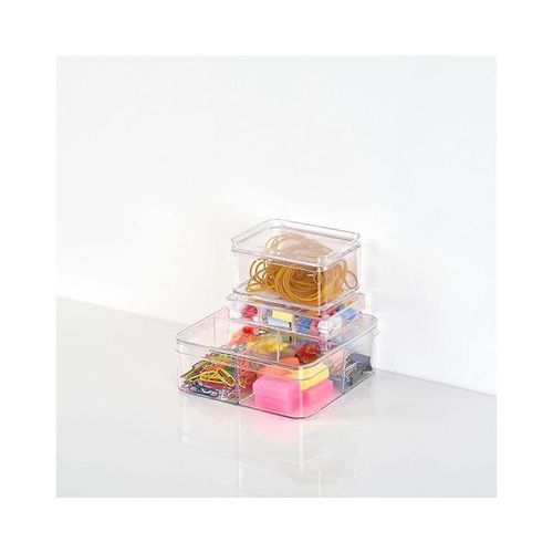 Stationery Box Clear 9 x 7 x 5.2 cm