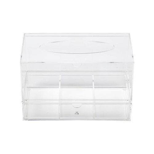 Vanity Acrylic Tissue Box Clear 23.5 x 24.3 x 16 cm