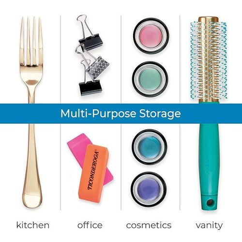 Idesign Linus Cutlery Tray For Silverware, Compact Kitchen Accessories For Storage And Organising Cutlery, Made Of Durable Plastic, Clear, Small