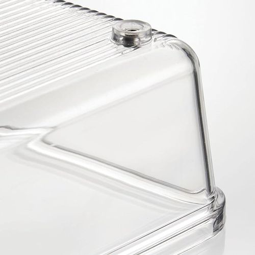Idesign Id52660Es Linus Kitchen Drawer Organizer For Silverware, Clearplastic, Large