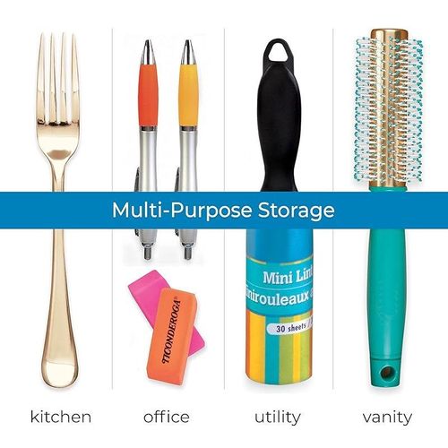 Idesign Id52660Es Linus Kitchen Drawer Organizer For Silverware, Clearplastic, Large