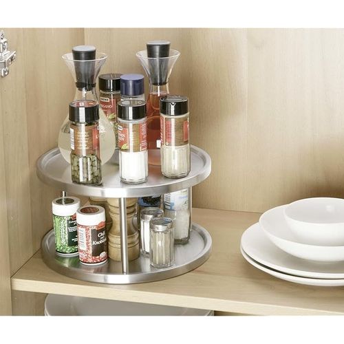 Wenko 2 Tier Turntable Stainless Steel