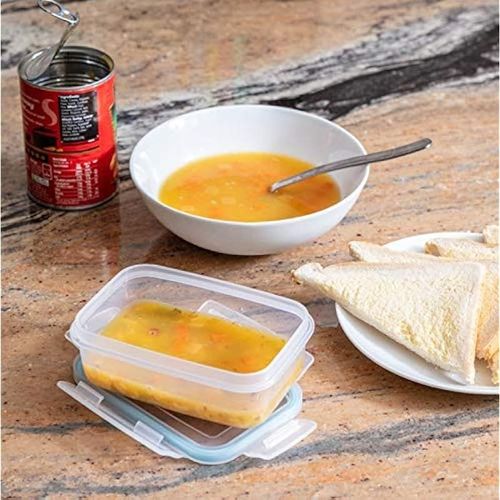 Addis Clip And Close Rectangle Food Storage Box 3 Piece Set