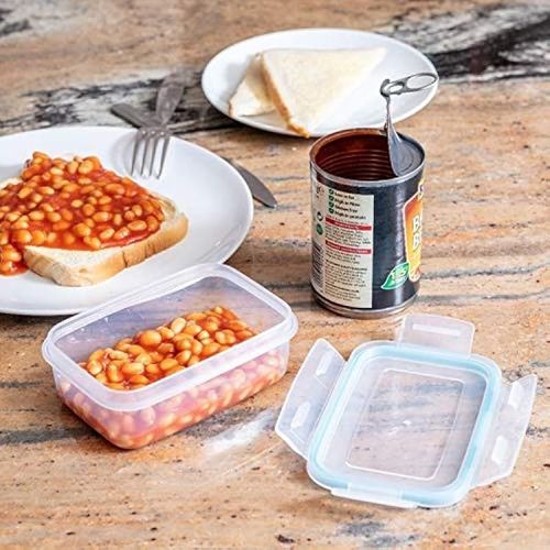 Addis Clip And Close Rectangle Food Storage Box 3 Piece Set
