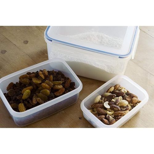 Addis Clip And Close Rectangle Food Storage Box 3 Piece Set