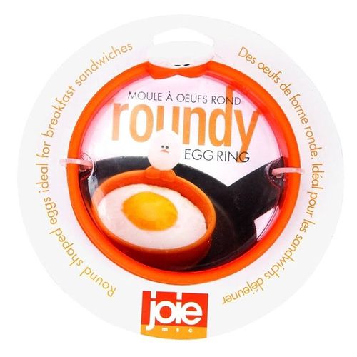 Joie Kitchen Gadgets 50600 Roundy Egg Shaping Ring, Orange, Silicone