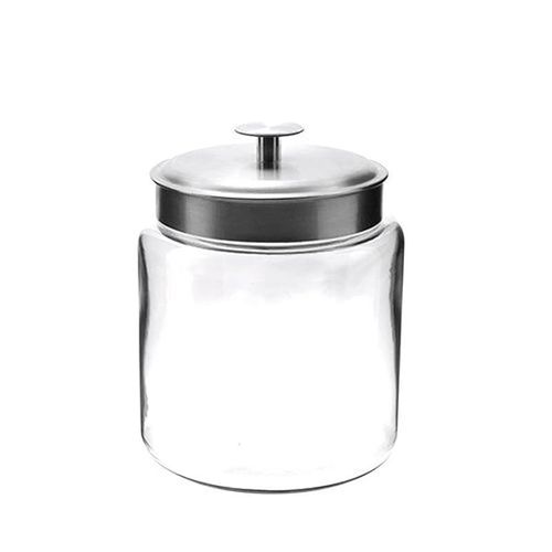 Anchor Hocking Mini Montana Jar with Stainless Steel Lid, 96 oz Capacity