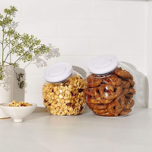 Oxo 1128680 Good Grips Airtight Pop Small Cookie Jar (2.0 Qt)