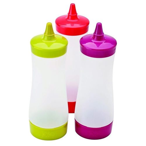 Joie Kitchen Gadgets Joie Squeeze Bottle, Red/Green/Purple
