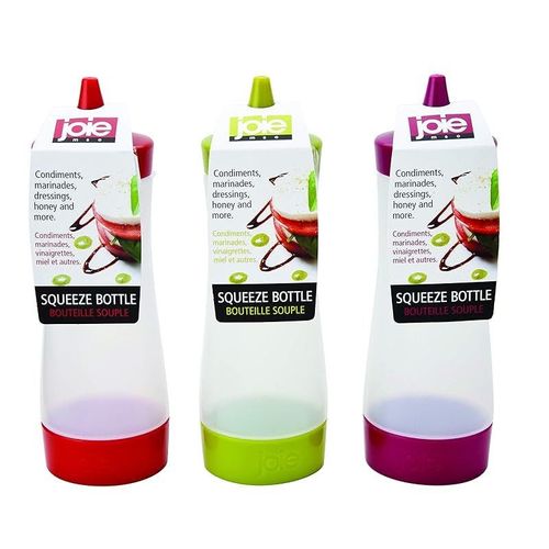 Joie Kitchen Gadgets Joie Squeeze Bottle, Red/Green/Purple