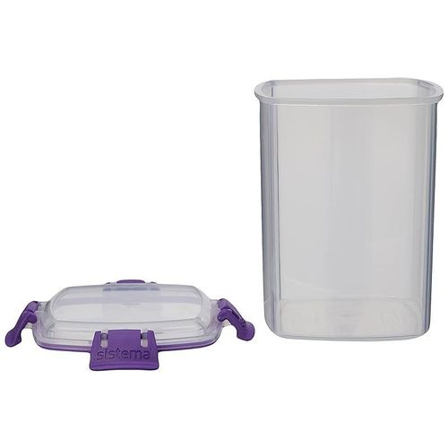 Sistema 61332 Klip It Accents Er Storage Container, 900 ml - Assorted Colours
