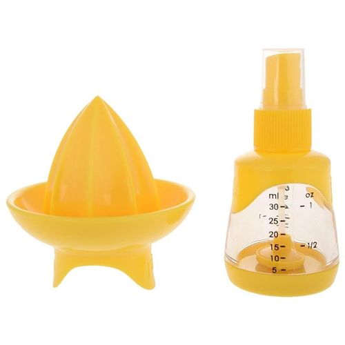 Joie Kitchen Gadgets 29379 Citrus Lime Juice And Spray, Lemon Tree, 7.5X7.62X17 cm , Yellow
