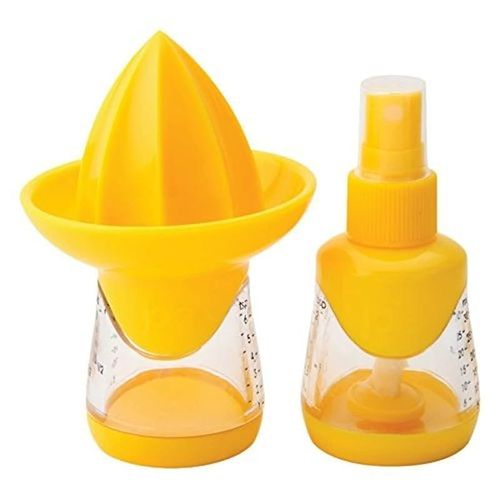 Joie Kitchen Gadgets 29379 Citrus Lime Juice And Spray, Lemon Tree, 7.5X7.62X17 cm , Yellow