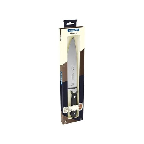 Tramontina Best Knife For Chef 8 Inches Stainless Steel Din 1.4110 Longlasting Blade With Thermal Treatment Handle Made In Polycarbonate Fiberglass 25 Year Warranty Nsf Certified Century Line