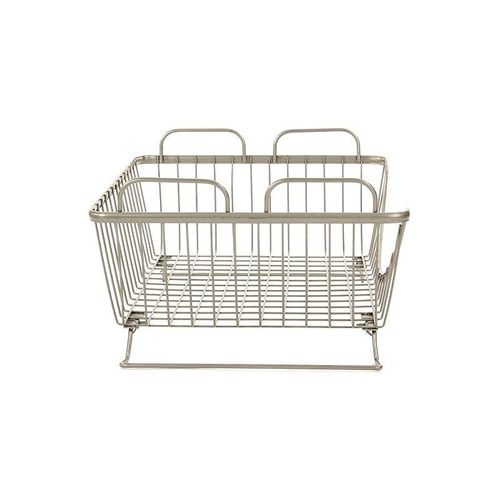 Spectrum Ashley Medium Stacking Tray Satin Nickel