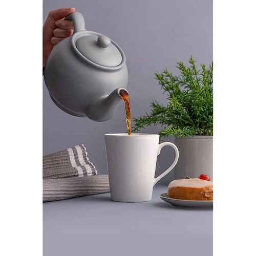 Price &amp; Kensington Matt Grey 6 Cup Teapot