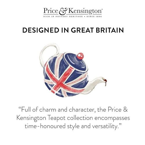 Price &amp; Kensington Matt Black 6 Cup Teapot