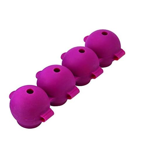 Joie Kitchen Gadgets 067742-290991 Silicone Round Ice Cube Tray, Mixed Red/Green/Blue