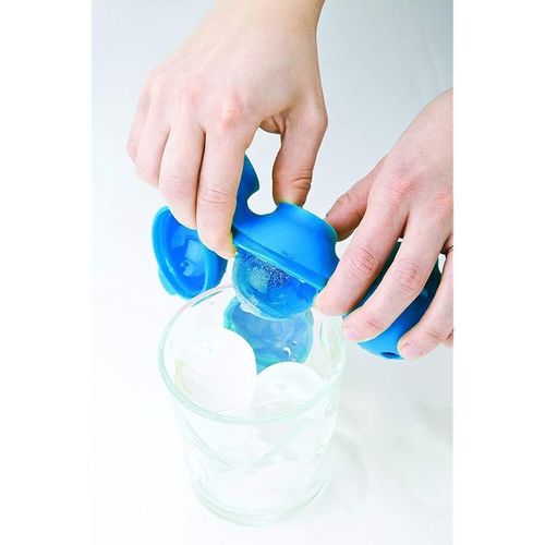 Joie Kitchen Gadgets 067742-290991 Silicone Round Ice Cube Tray, Mixed Red/Green/Blue