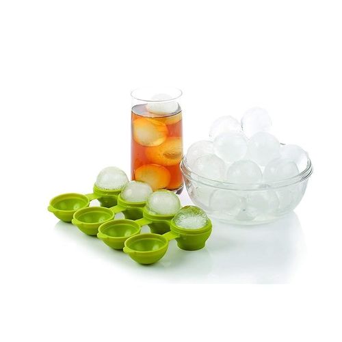 Joie Kitchen Gadgets 067742-290991 Silicone Round Ice Cube Tray, Mixed Red/Green/Blue