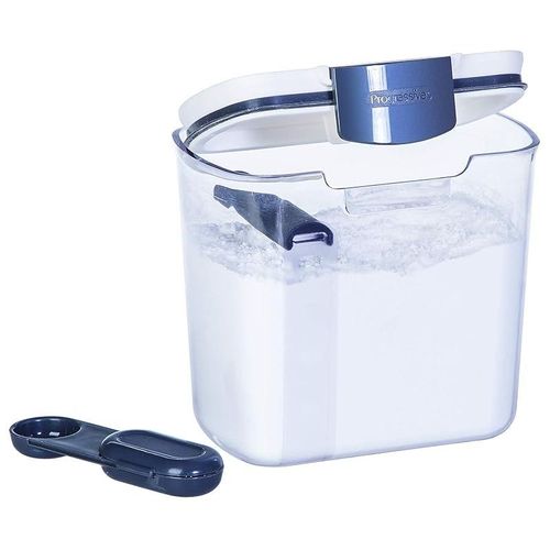 Progressive PKS-300 Powdered Sugar ProKeeper Airtight Storage Container, Clear, 1.3 Liters, Plastic