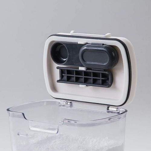 Progressive PKS-300 Powdered Sugar ProKeeper Airtight Storage Container, Clear, 1.3 Liters, Plastic