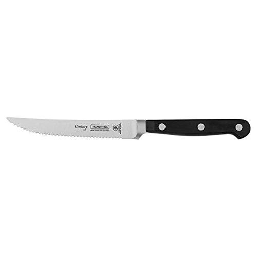 Tramontina Century 24004105 Steak Knife, 5-Inch Blade Length, Silver/Black