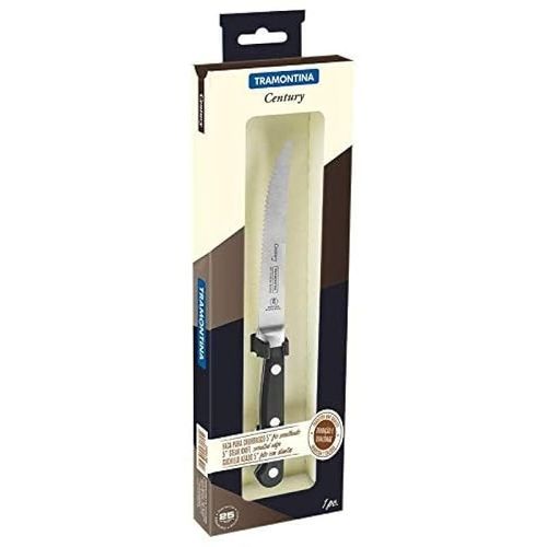 Tramontina Century 24004105 Steak Knife, 5-Inch Blade Length, Silver/Black