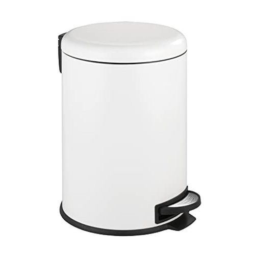 Wenko Pedal Bin Leman White Easy Close 20 Liter