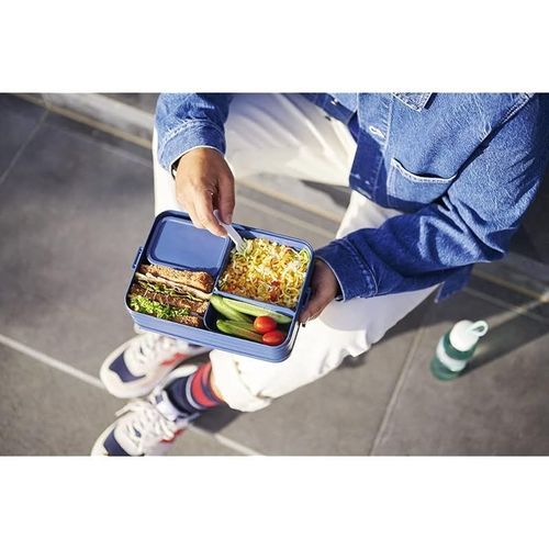 Mepal 107635692400 Large Bento Lunch Box Take A Break, tpe/pp/abs, Nordic Green