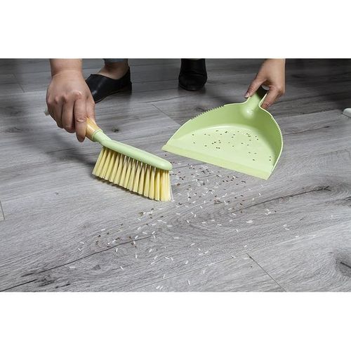 Bamboo Naturals Sweeper Set Made of Sustainable Bamboo and Recycled Plastic, Green