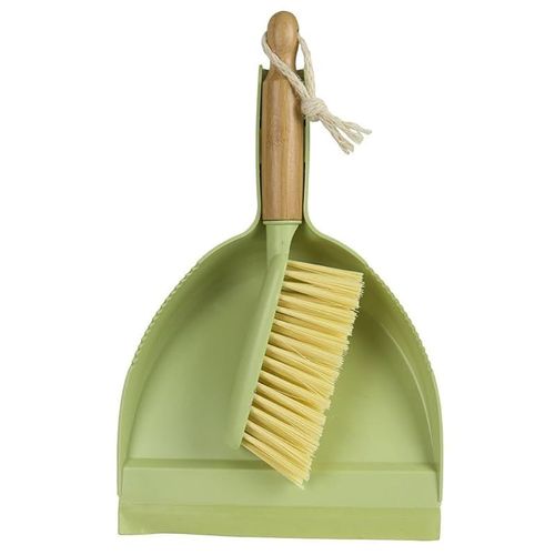 Bamboo Naturals Sweeper Set Made of Sustainable Bamboo and Recycled Plastic, Green