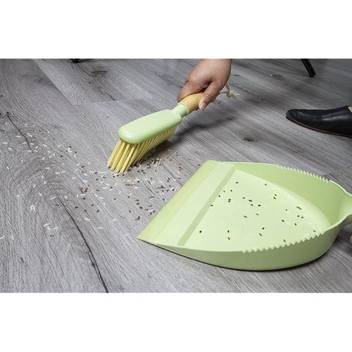Bamboo Naturals Sweeper Set Made of Sustainable Bamboo and Recycled Plastic, Green